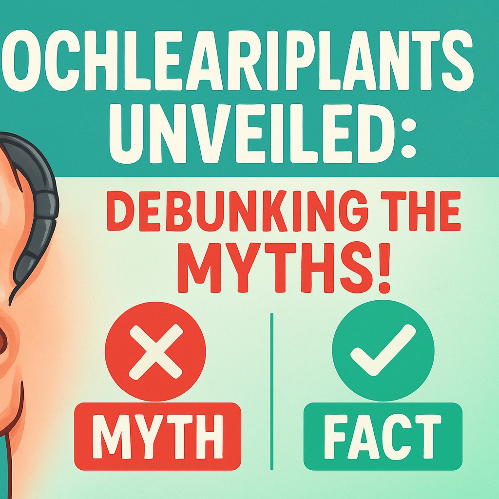 Are you curious about cochlear implants? 🤔 Many myths can stop people from embracing this groundbreaking technology. We're here to debunk the top misconceptions and share valuable insights! Discover the truth 👉 https://wix.to/g8krSqc #CochlearImplants #MythBusting #hearinghealth