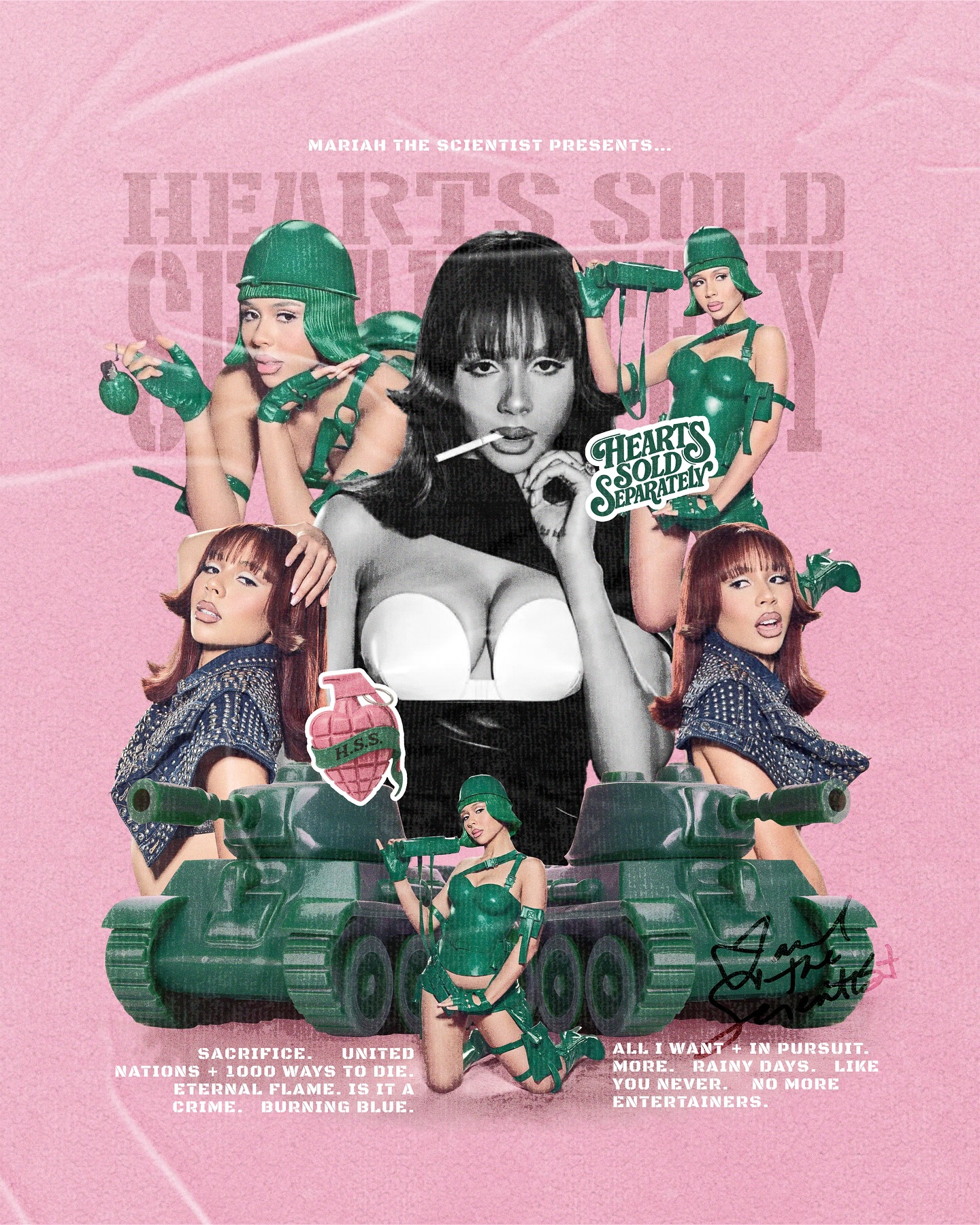 Poster design inspired by Mariah The Scientist new album ✨
#mariahthescientist #heartssoldseparately #mts #mariahthescientist🖤