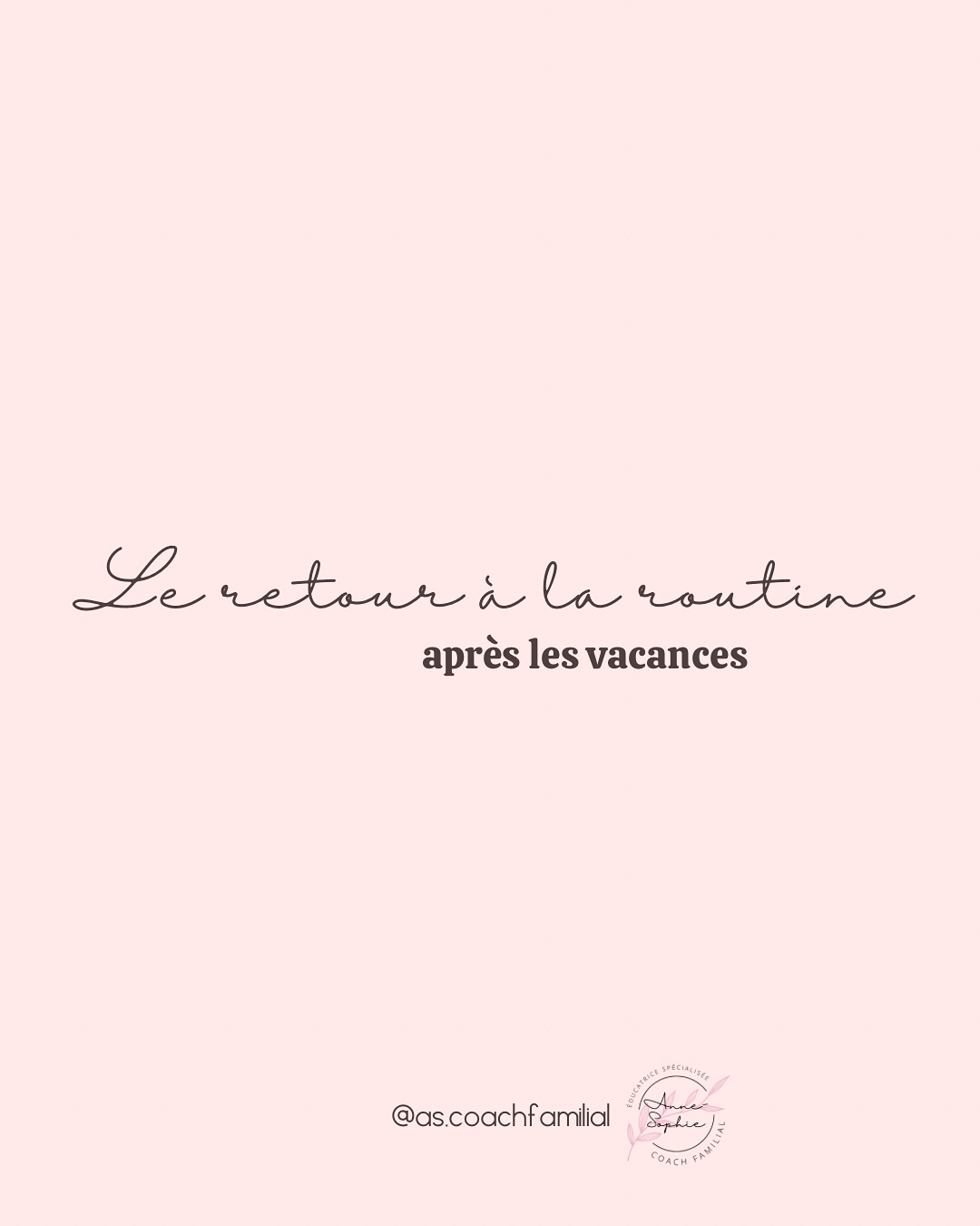 Bonne rentrée à tous 🙂☕️