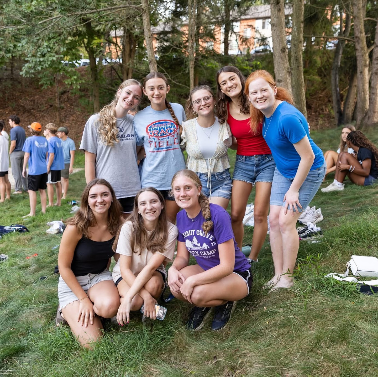 All smiles for welcome week! Pics from Walk the Block and First Year Coffeehouse are now up on my FB page - link in bio!