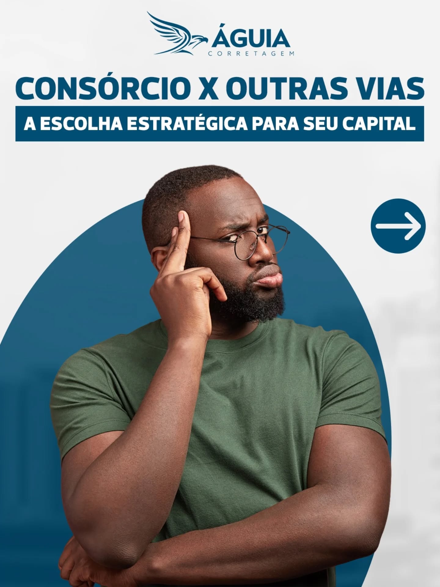 💡 Já pensou qual caminho faz mais sentido para o seu dinheiro?
O consórcio pode ser a escolha inteligente para conquistar seus objetivos sem juros e com estratégia.
#ConsórcioInteligente #InvestimentoSeguro #ÁguiaCorretagem