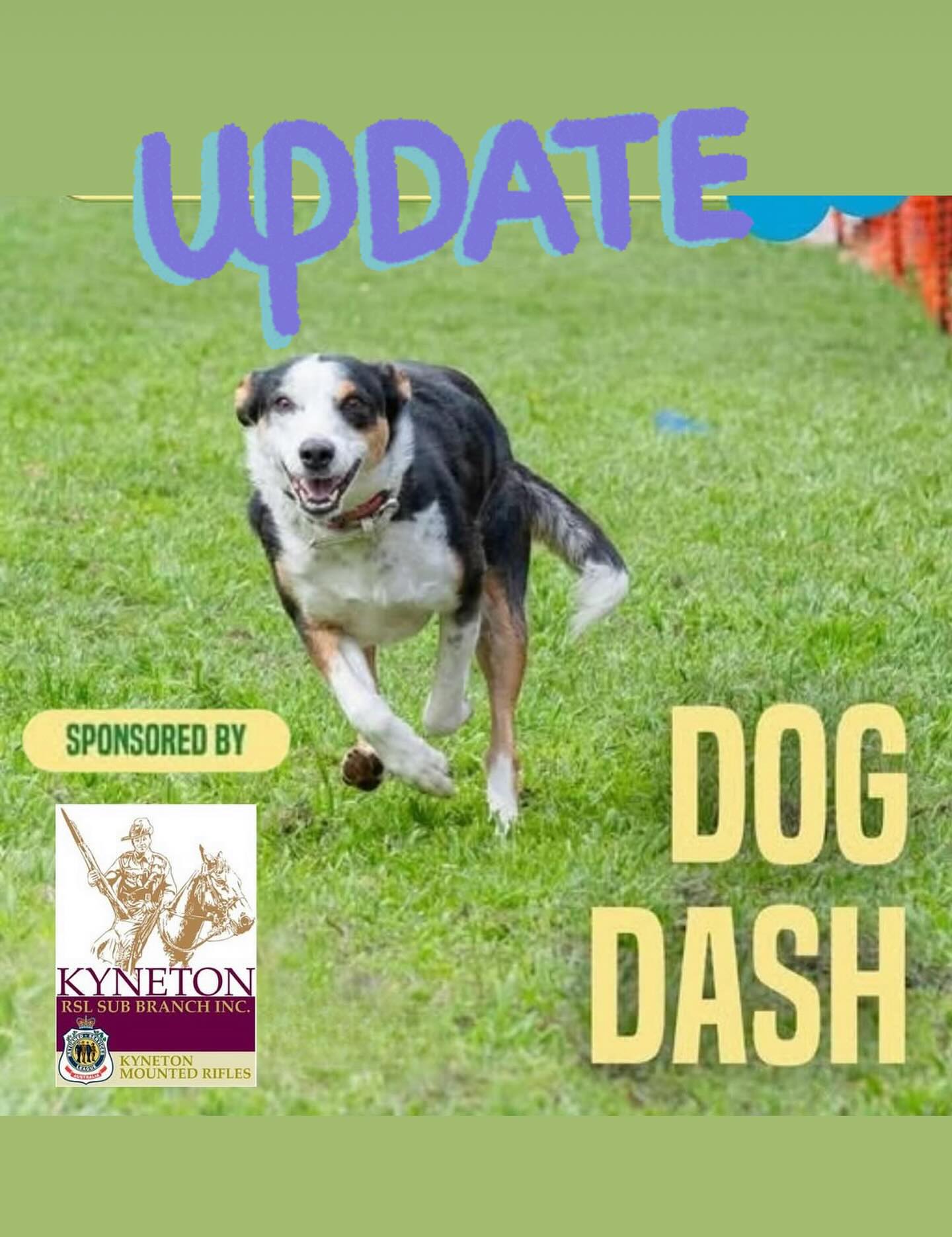 🐾 Dog Dash Entrants – Important Update 🐾
📌 Due to a system error, there’s a new racing order for tomorrow’s Dog Dash – please check your emails for the updated list.
⚠️ A severe weather warning has been issued – please keep an eye on your email and follow updates here on the Kyneton Daffodil & Arts Festival and Dog Dash pages.
🎥 In past years we’ve shared a video of every dog, but Instagram now flags too many uploads as spam. This year, please bring a friend to film your pup’s run so you don’t miss the big moment!
Thanks for your understanding – we can’t wait to see you and your dogs at the Dash!
#KynetonDaffodilFestival #DogDash #Kyneton