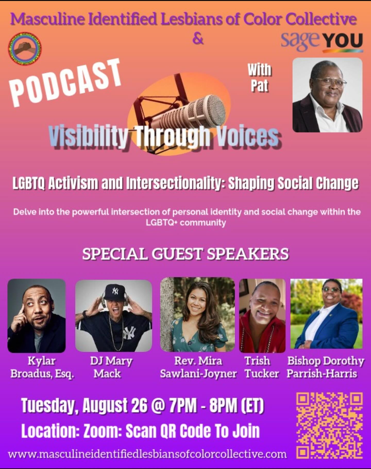 Scan the QR code and join the conversation. All are invited!