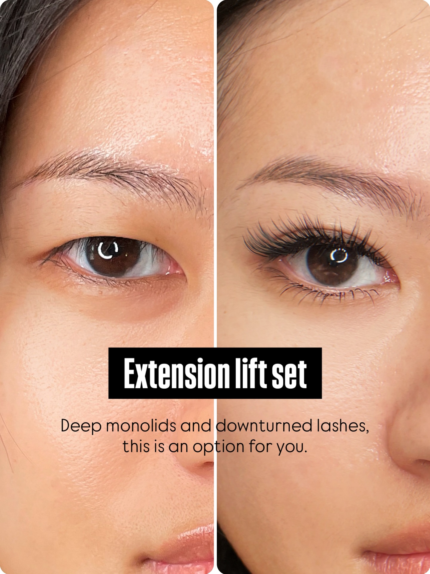 ✨ This isn’t eyelid surgery — it’s the result of a lash extension lifting effect ✨
She had been searching for an artist who understands deep monolids and downturned lashes. When she found me, she booked right away. Her lashes were also recovering after damage from trying different places.
She brought in a reference photo of a heavy volume set, thinking it was the way to lift her lids. But she also wanted something natural and youthful. The truth? Too much volume applied in the wrong direction can actually add heaviness and drag the eyes down.
With my hybrid set and precise application, I created the perfect lift. Since her top lashes grow downward and her bottom lashes grow upward, I designed a soft bottom lash line to balance her eyes without overpowering the beautiful top line.
The result? Absolutely stunning. 💫
Another set I’m so proud of — 100/100 ✅
👉 Everyone’s eyes are unique. To find the style that enhances yours, DM me for a consultation and booking.