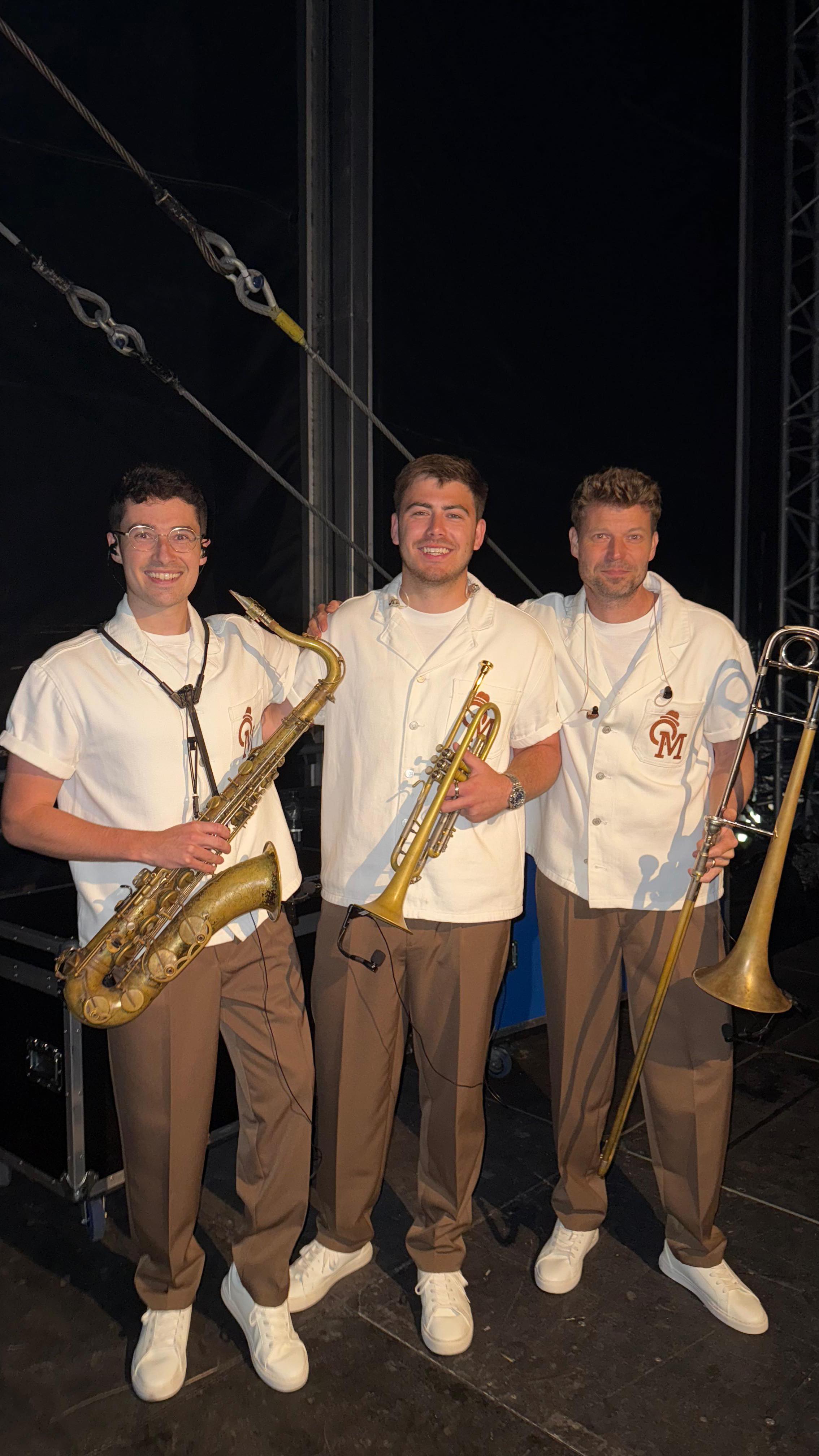 Wonderful session the other day with @josh_short_ and @davidjohnwilliamsoncomposer recording horns for an upcoming @yolandabrown project ✌🏼