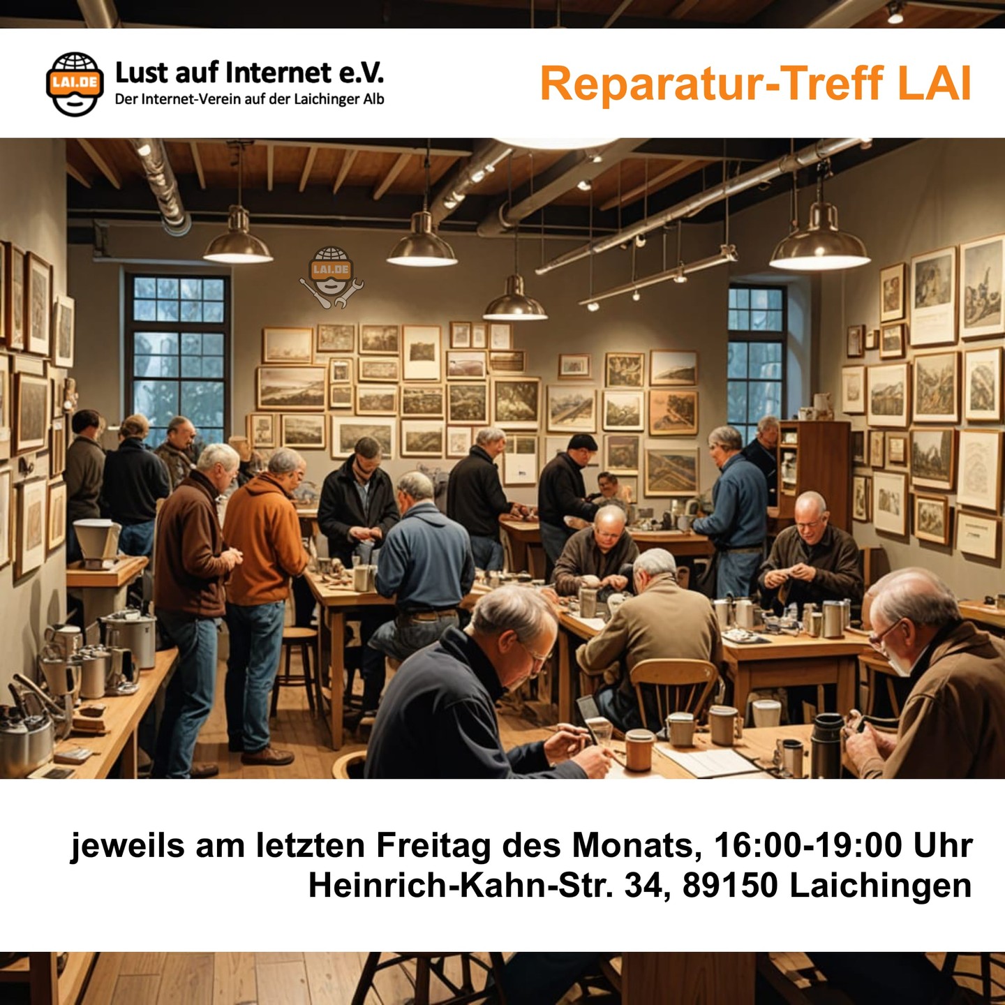 Am kommenden Freitag haben wir wieder unser Vereinsheim für den Reparatur-Treff geöffnet. Eine Anmeldung ist nicht erforderlich. Einfach vorbeikommen. #lustaufinternet #reparaturtreff #reparaturcafe #laichingen #laichingeralb #albdonaukreis #schwaebischealb