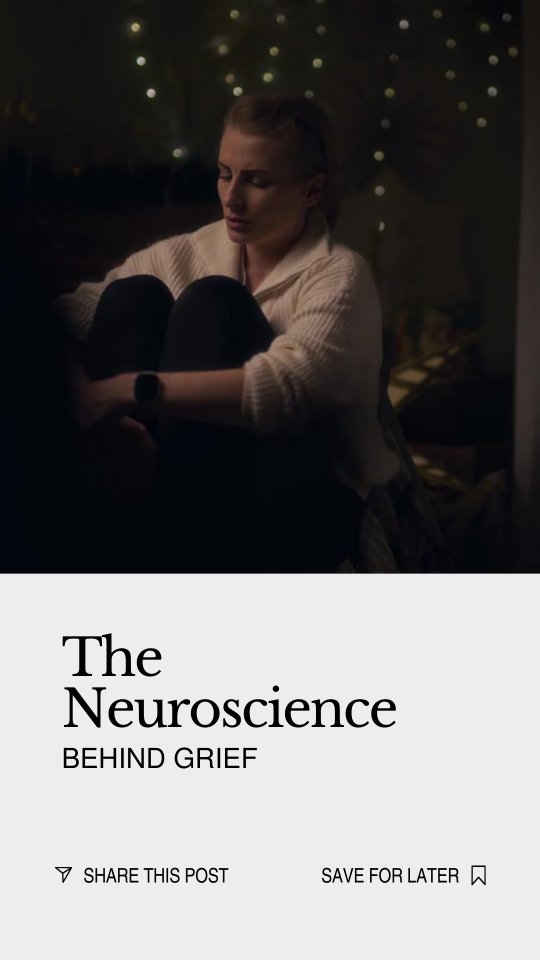 Grief is love, interrupted.
When we lose someone, the brain doesn’t just let go. Love is encoded in our neural circuits—wired to expect connection. That’s why longing lingers. Not because you’re broken, but because the love was real.
Grief doesn’t mean you’re broken or stuck.
It means your love is still alive—learning where to go next.