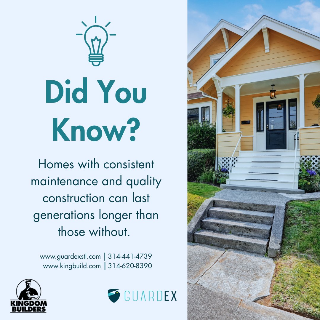Every home has a story. Kingdom Builders helps start it, and GuardEx makes sure it keeps going; smoothly, safely, and stress-free! 🏡✨ #GuardEx #KingdomBuilders