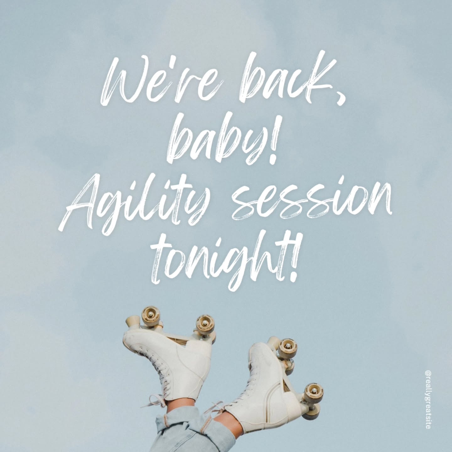 Join us tonight after a 2 week break for an agility session!
Www.skatefitness.co.uk to book your slot
6.30 - 7.30 at Pentrehafod School sports hall.
Hopefully rain won't stop play....