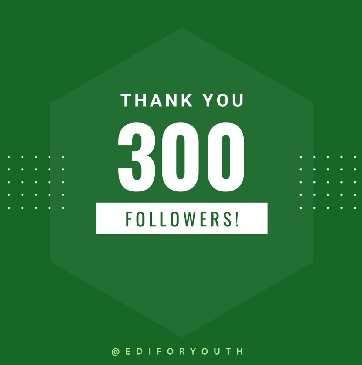 THANK YOU FOR 300!!
So grateful for this wonderful community 🫶🏼
.
.
.
#300followers #edi #ediforyouth #equity #diversity #inclusion
