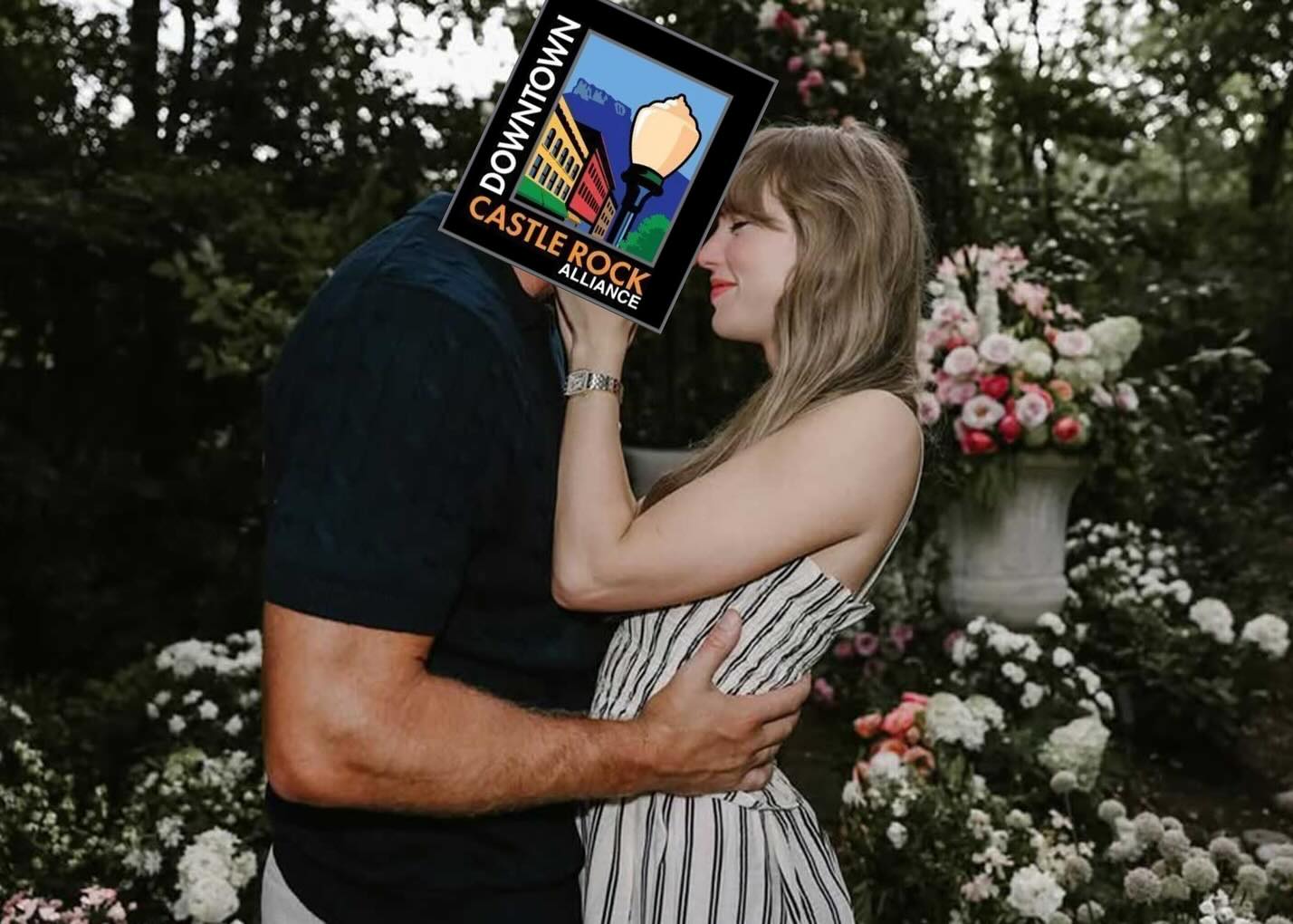 “Sparks fly” here in Downtown Castle Rock! ✨💍