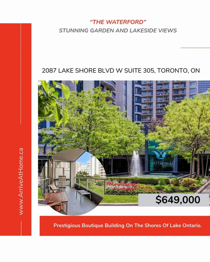 New Listing | The Waterford Luxury Residences ✨
Welcome to 305 - 2087 Lake Shore Blvd W, Toronto (Mimico) – offered at $649,900.
This prestigious boutique building on the vibrant shores of Lake Ontario is the epitome of luxury living. 🌊
🏡 Suite Highlights:
▪️ 965 sq. ft. | 2 Bedrooms | 2 Baths
▪️ Corner suite with tranquil garden views
▪️ Freshly painted, open concept design with hardwood throughout
▪️ 2 walk-outs to a large balcony with gas hook-up & BBQ
▪️ Quality upgrades by original owner
▪️ Includes parking & locker
🌟 Building Amenities:
▪️ Guest suite & gorgeous party room overlooking the lake
▪️ Steps to restaurants, lakefront trails & transit
▪️ Minutes to downtown Toronto
This is an amazing opportunity to own in one of Etobicoke’s premier luxury buildings. Just move in & enjoy!
📲 Contact Susan Sterbinsky & Co. - Toronto Luxury Real Estate Team at 416-277-2232 for your private showing.
View Full Listing: https://www.realtor.ca/real-estate/28798855/305-2087-lake-shore-boulevard-w-toronto-mimico-mimico
#TorontoRealEstate #LuxuryLiving #CondoForSale #EtobicokeHomes #WaterfordResidences #SusanSterbinskyAndCo
