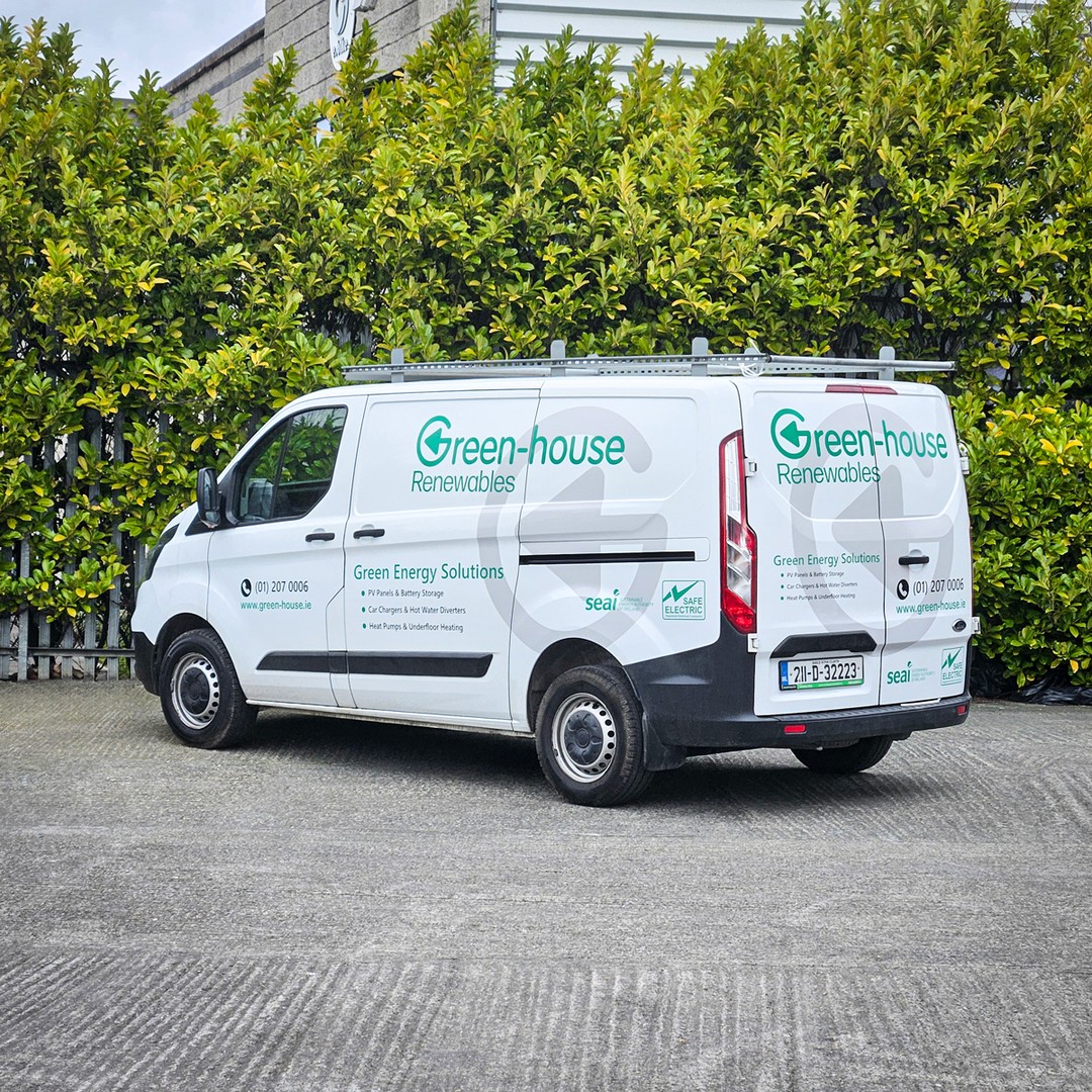 A look at a recent vehicle graphics project for the team at Green-house Renewables.
Our thanks to Green-house Renewables for trusting us with their fleet branding.
#VehicleGraphics #FleetBranding #VanGraphics #VehicleWraps #CommercialVehicles #MobileBranding #ToyotaHilux #FordTransit #Dublin #IrishBusiness #BrandmarkSigns