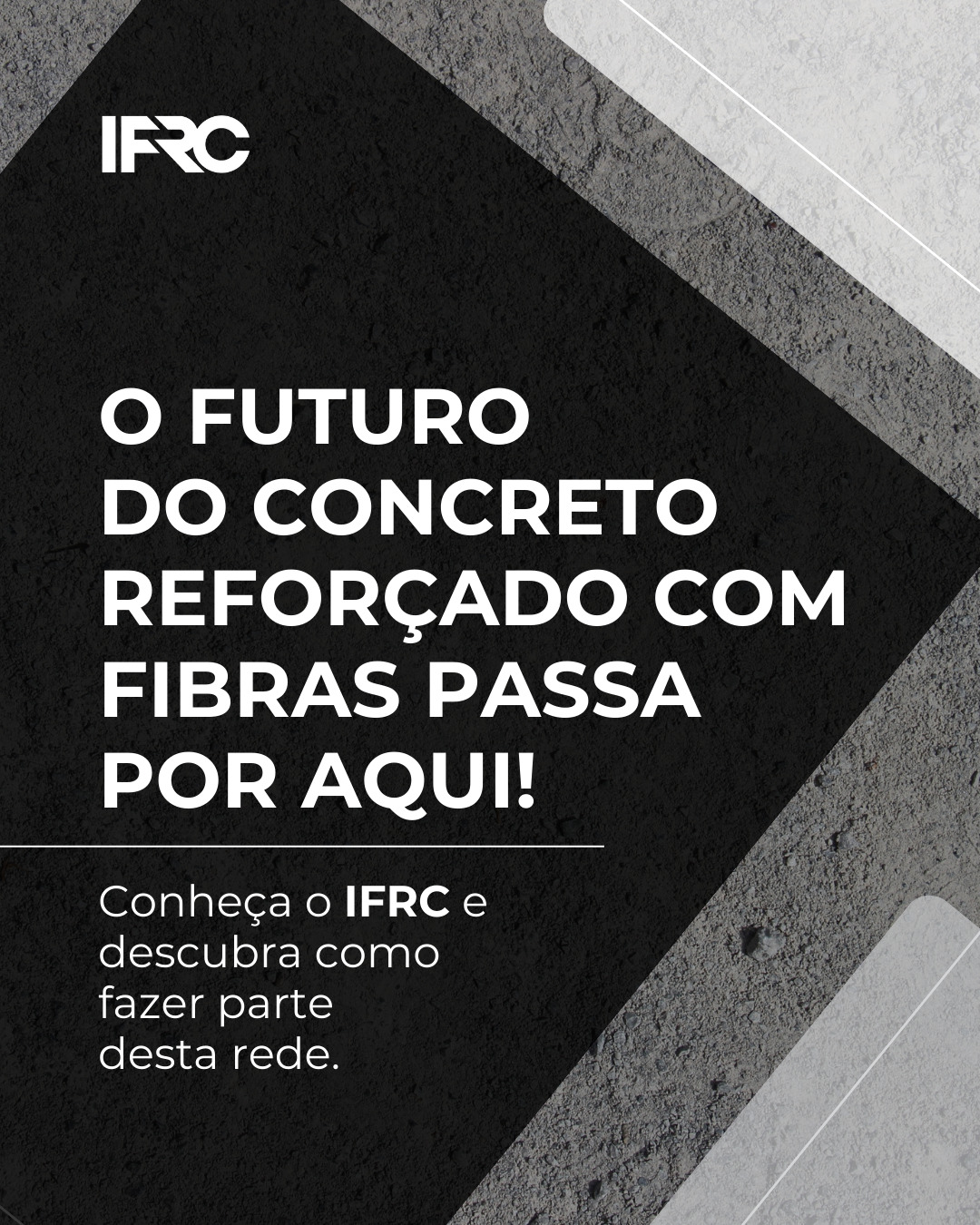 Você sabia que existe um instituto dedicado exclusivamente à pesquisa, inovação e desenvolvimento do concreto reforçado com fibras no Brasil?
O Instituto de Fibra para Reforço do Concreto é esse lugar! Reunimos especialistas, promovemos estudos, realizamos eventos e fortalecemos a conexão entre quem constrói e quem inova.
Participe de nossas atividades e descubra como ser um associado. Vamos juntos construir um futuro mais sólido para a construção civil!