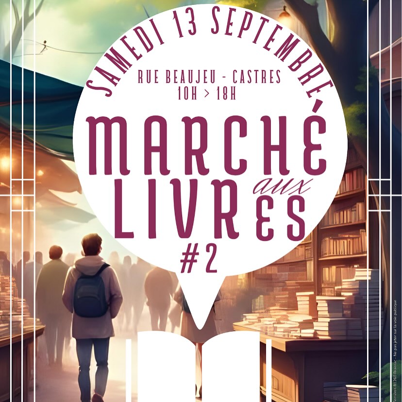 Rendez-vous à Castres le samedi 13 septembre 2025.
Au programme : des livres (et encore des livres) mais aussi des visites sympathiques de la ville, une conférence, des échanges avec des auteurs dont moi à 16h, etc.
Je vous ai d’ailleurs préparé quelque chose qui devrait être amusant autour de Celui qui haïssait la guerre pour en percer quelques mystères.
Au plaisir de vous y retrouver !
@association_cerberus #castres #livre #salondulivre