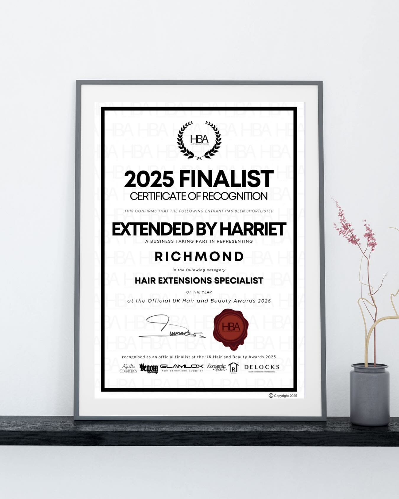 ✨Eeeek… this just in!✨
I’m a Hair Extensions of the Year Award finalist @hairandbeautyawardsuk 🤩
A HUGE thank you to all my amazing clients! Your support truly means everything to me 💖 I honestly feel like I have the best job in the world getting to transform your hair and having the loveliest chats with you all. Feeling so, so grateful! ✨
It’s been such an incredible journey… from starting my business in lockdown, waiting for the days I could finally do hair again, to having two babies in the middle of it all, joining @gsbeauty.boutique nearly 3 years ago, launching my training academy @extended_training_academy last year, and so much in between 🫶
The past 5 years have been the absolute best – to still have so many clients who’ve been with me since the very start, and to have gained so many amazing new ones along the way, truly means the world. 🥹💖 Your support is everything – thank you! ✨