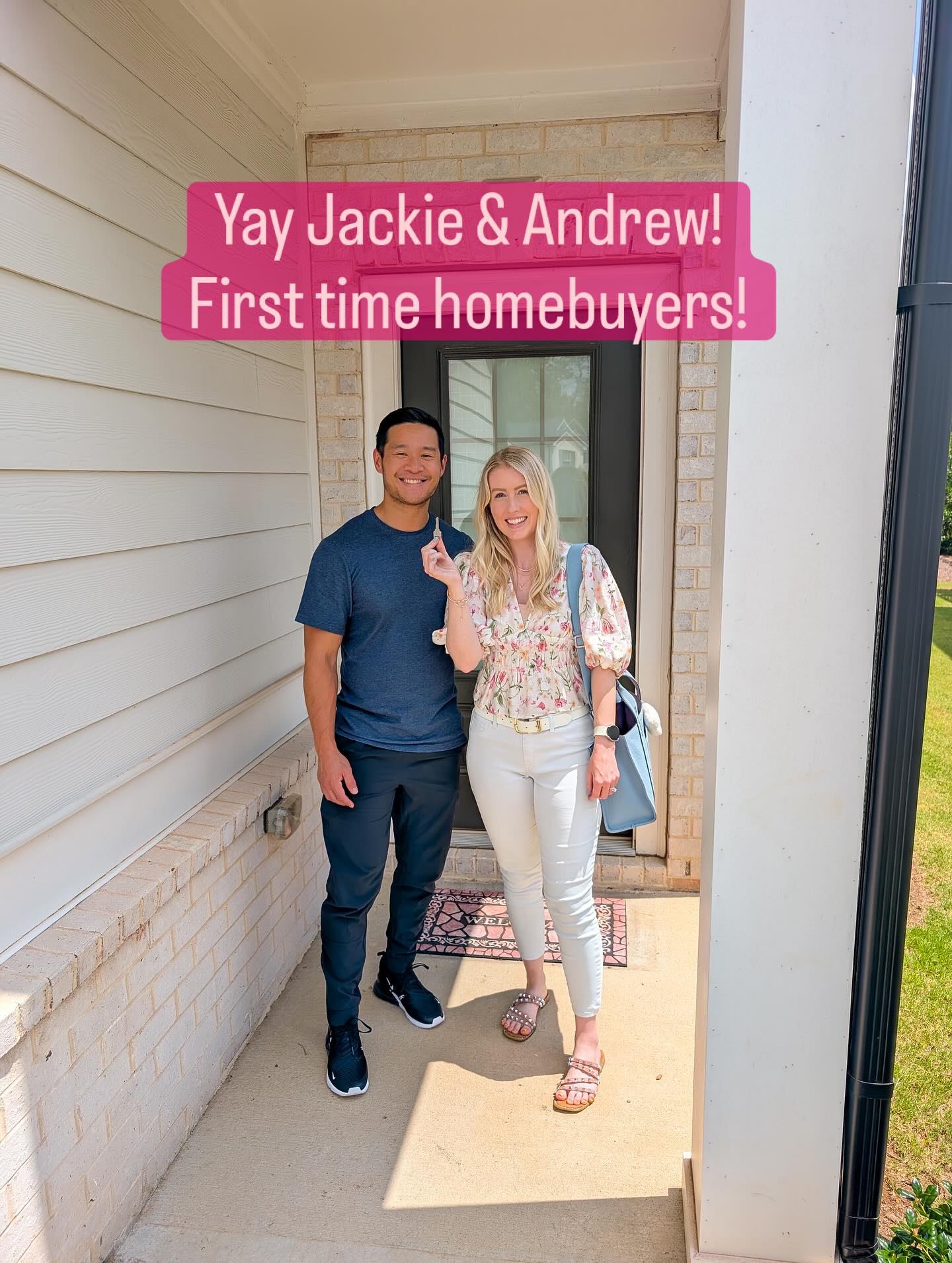 I am so late posting this, but I’m so happy for my buyers Andrew and Jackie for buying their first home in Marietta! I met these newlyweds at the George bridal show. They are such amazing people and were so wonderful to work with. They even gave me an incredible closing present! I feel so blessed to have met them. Congratulations you two and I’m so excited to see what the future has in store for you.
