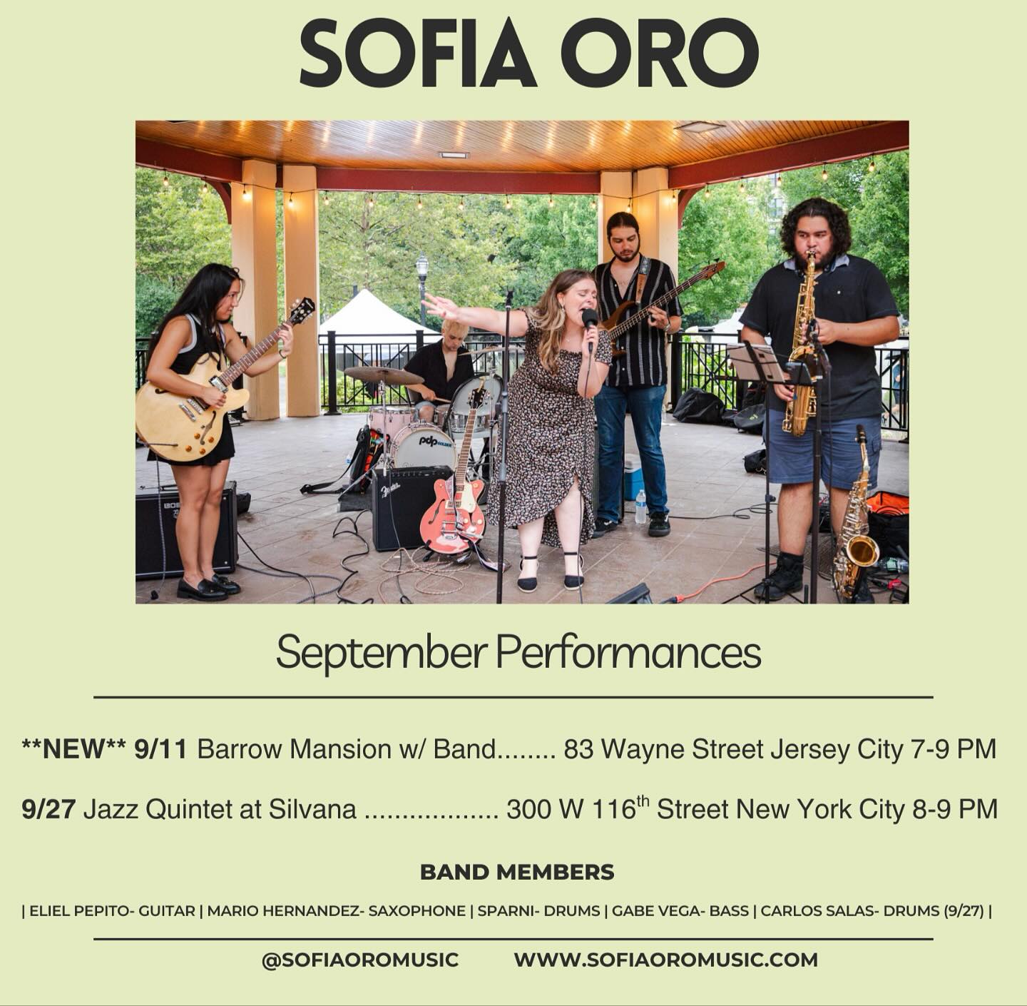 Come support! We have a brand new gig added at @barrowmansionjc where we’ll be playing lots of originals, folk and blues inspired music and at Silvana @silvanaharlem later in the month we’re going to play some jazz standards with a twist. See you there 🎸