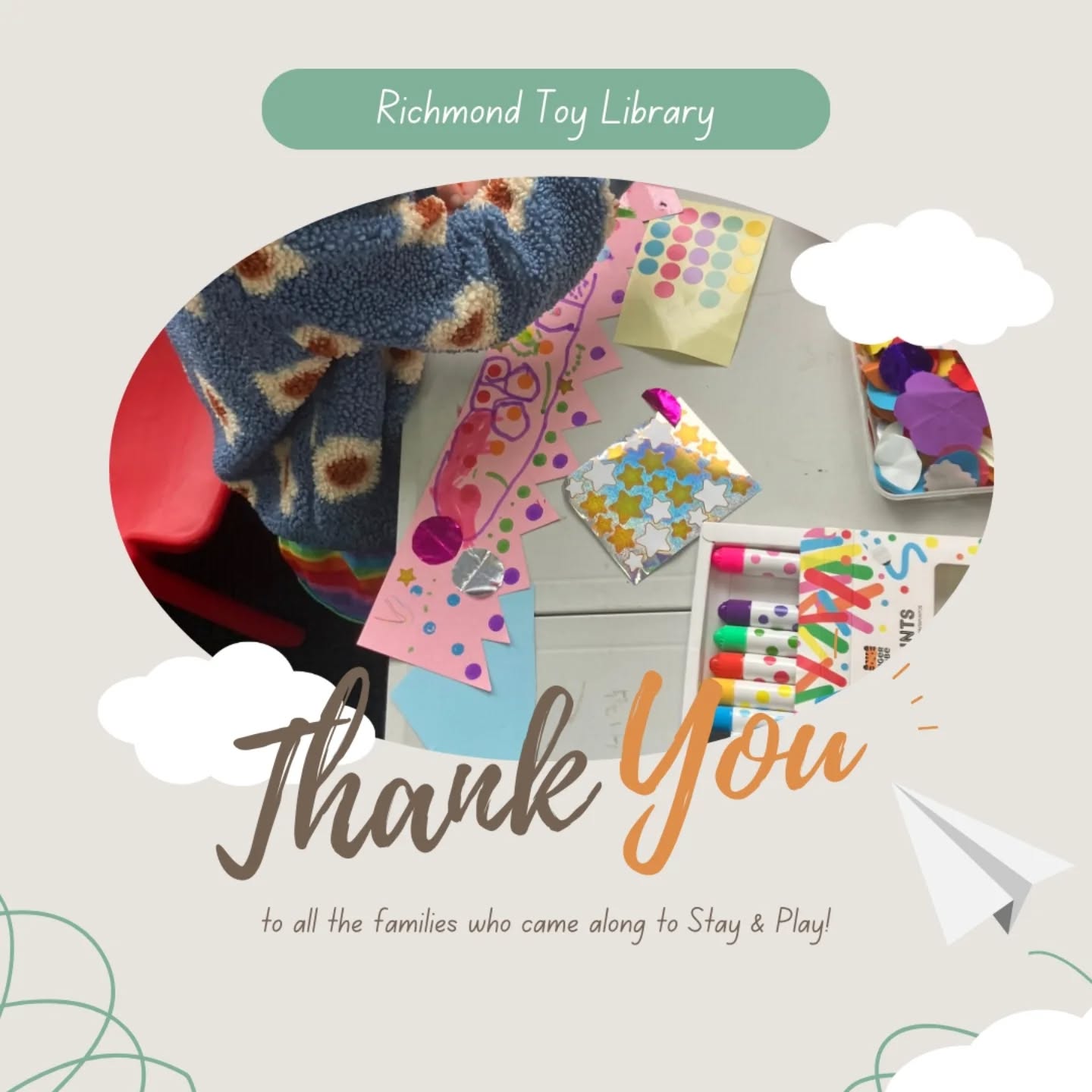 ✨ What a wonderful Saturday at our Stay & Play! ✨
This time our theme was Storytime Adventure, and together with Clothes Swap, it was such a lively morning. 🌿📚👕
We had a steady flow of families joining us, and we were so happy to welcome two new members into our community. 💛
Our next Stay & Play will be on
📅 Saturday 27 September
🕙 10:00am – 12:00pm
📍 Level 2, Richmond Library
We can’t wait to see you there! 🌈