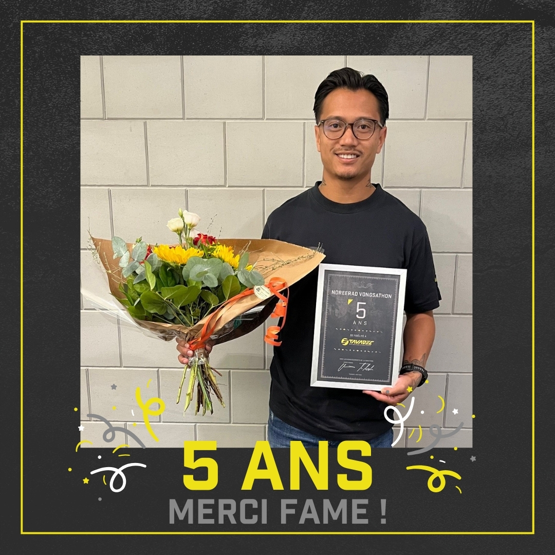 Fame célèbre ses 5 ans chez Tavadec 🥳
Nous le remercions pour son implication, son savoir-faire et son esprit d’équipe.
Nous avons de la chance de l’avoir dans notre équipe ! 👏
#tavadecsa #jubile #5ans #remerciements