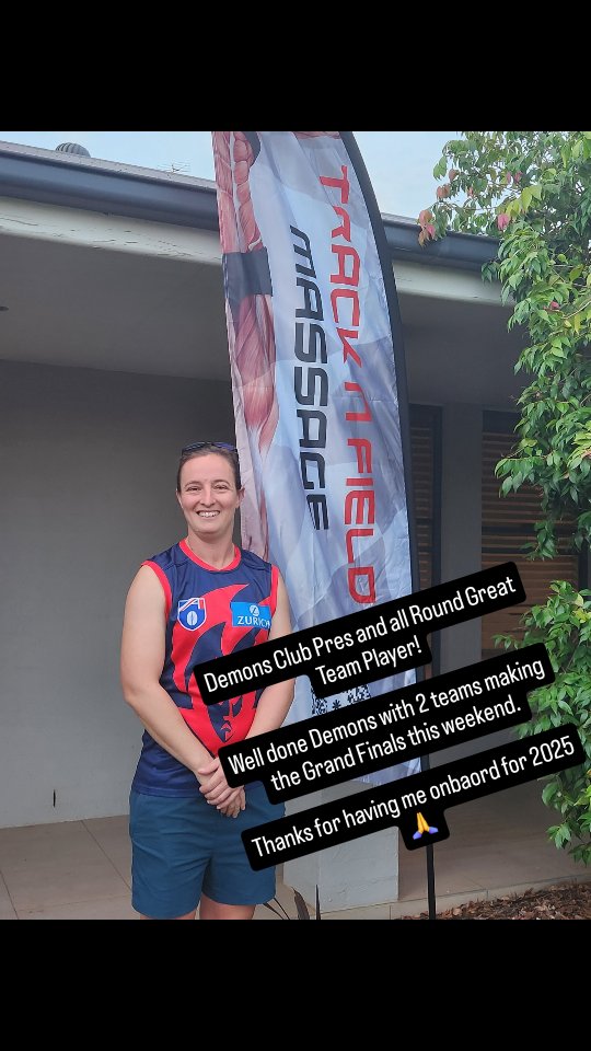 Grand Finals Time for Demons with record breaking efforts all round!
#demonsafldubbo #sportsmassagedubbo #athleterecovery #supportlocalteams #grandfinals #afl