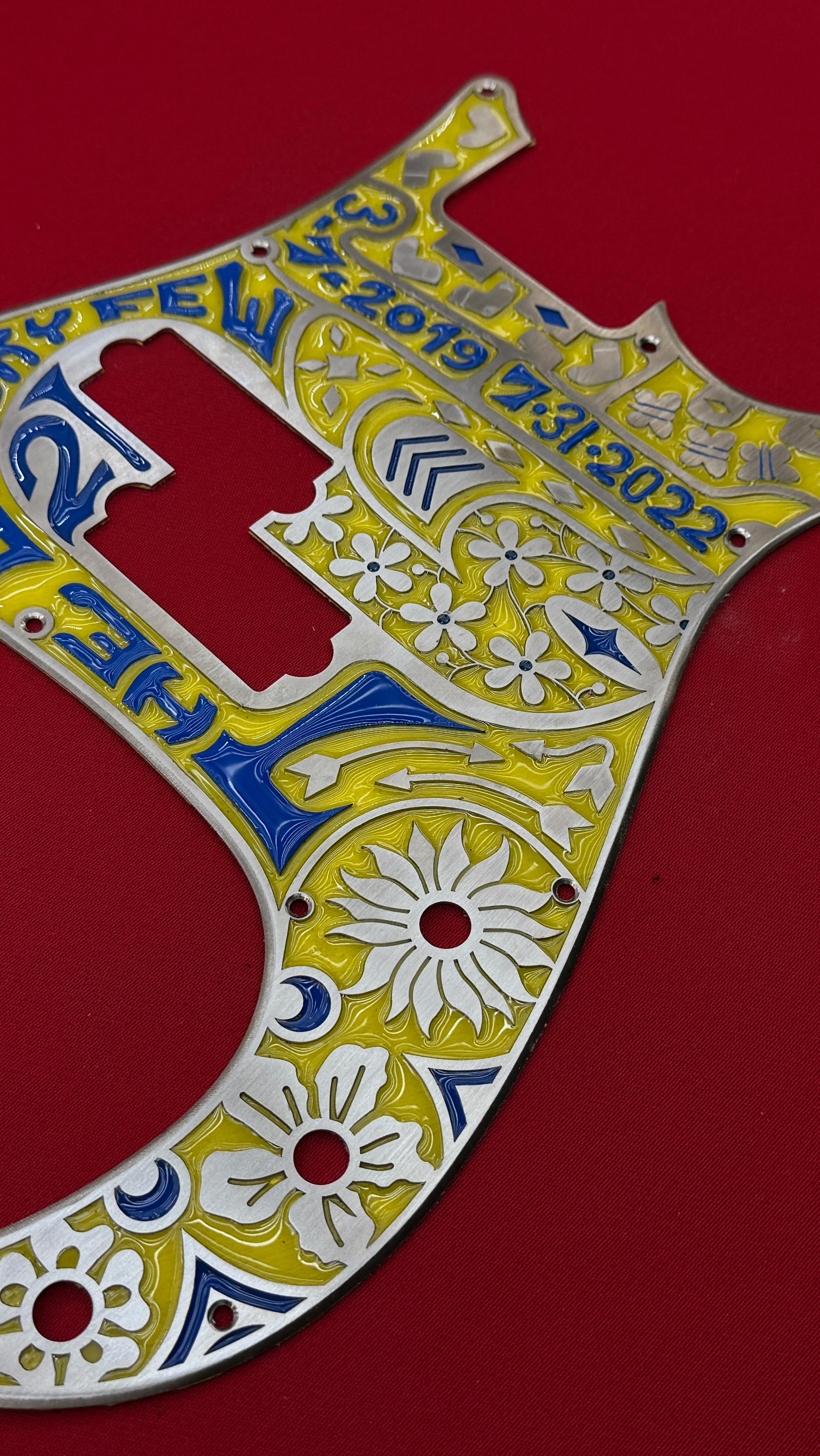 Handamade Custom Pickguard by @alperiouspickguard #alperiouspickguard #guitar #bassguitar #pickguard #custompickguard #viral #reels #musicreel