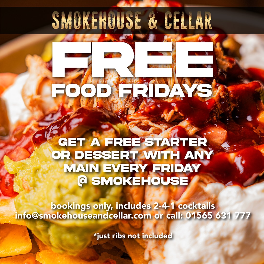 Start or end with a treat… free with any main every Friday at the Smokehouse. 😋
-
-
-
#smokehouse #bbq #free #freefood #friday #livemusic #restaurant #cheshire #food #drinks