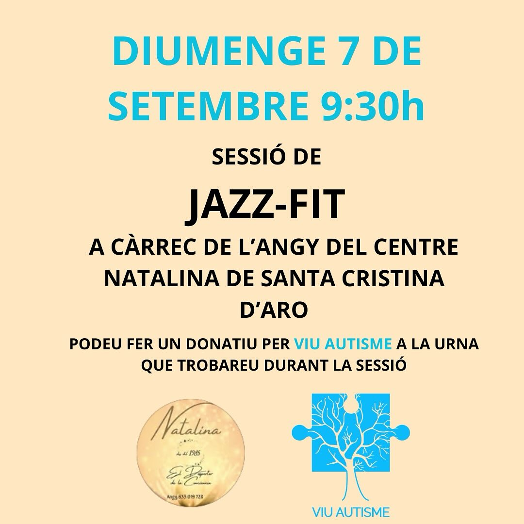 Famílies!💙
Si voleu fer un donatiu a la nostra associació Viu Autisme, teniu l'oportunitat de fer-ho el diumenge 7 de setembre a la plaça Poeta Sitjà a Castell d'Aro!