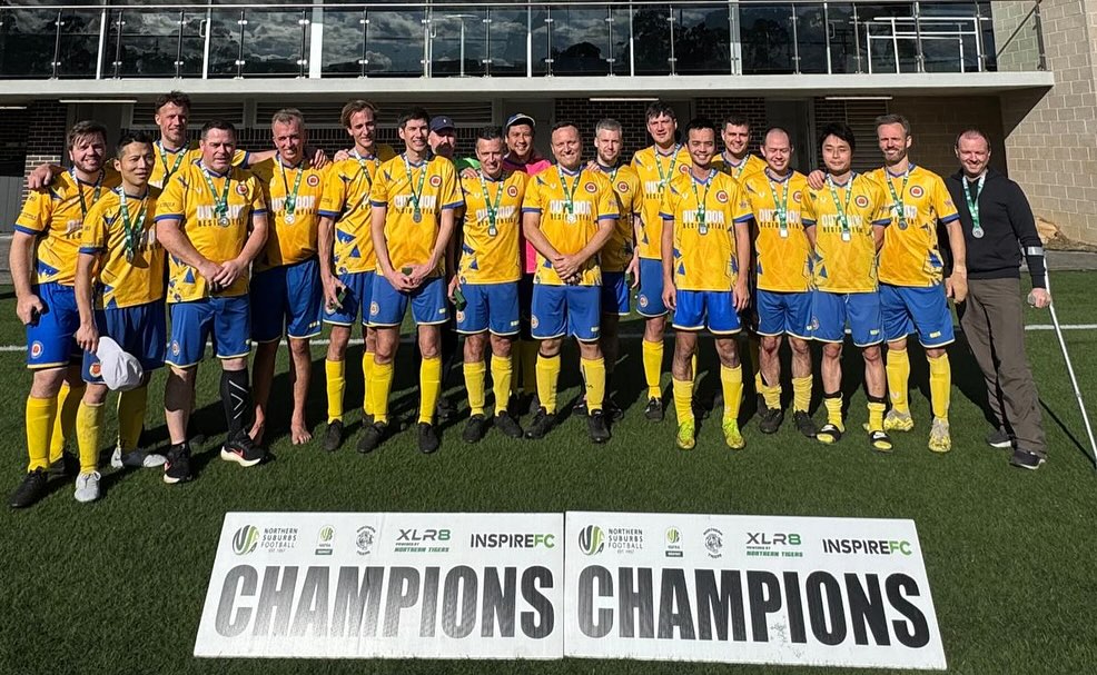 Minor Premiers for 2025 - Men’s Over 35 Div 3! 💛💙
Massive congratulations to the Men’s over 35 Div 3 team for winning their division and being Minor Premiers for 2025!
The grand final at Charles Bean was a huge family affair, the sidelines were filled with WPFC cheerleaders!
North Sydney came away with the 2-1 win after a hard fought game with great effort and determination from the men.
Congrats team on the M35 Minor Premiership!
Bring on 2026! 💛💙