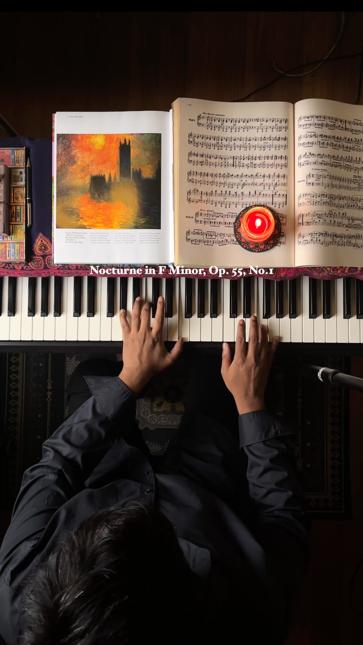 āI shall create a new world for myselfā - Frederic Chopin
Chopinās Nocturne in F Minor, Op. 55, No. 1
#chopin #piano #classicalmusic #pianomusic #romantic