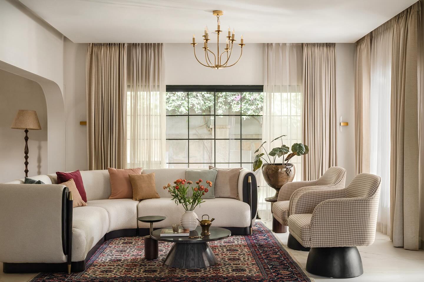 Villa Amara — Where Indian Soul Meets Colonial Grace
Amara, meaning eternal, is the perfect name for this home — a sanctuary where heritage and modernity flow seamlessly together. Designed and executed by Furbishy as a full-scale project from civil works to interiors and styling, Villa Amara embodies timeless elegance with a distinct cultural heartbeat.
Every arch, verandah, and colonnade nods to colonial grandeur, while intricate details, textures, and materials celebrate the richness of Indian design. From structural reimagining to the final curation of art and objects, the home was conceived as a complete transformation — not just built, but sculpted into being.
.
.
Photography : @nayansoni21
Shoot styling : @theshalomhome
Rugs - @jaipurrugs
Furniture Custom Design : @struo_living
.
.
.
.
#furbishyhomes #bespokeinteriors #luxuryinteriors #bangaloreinteriors #villainterior #luxuryapartments #renovation #homerenovation #homestyling #homeinteriordesign #bespokeinteriordesign #hyderabadinteriors #indiamodern #colonialhome