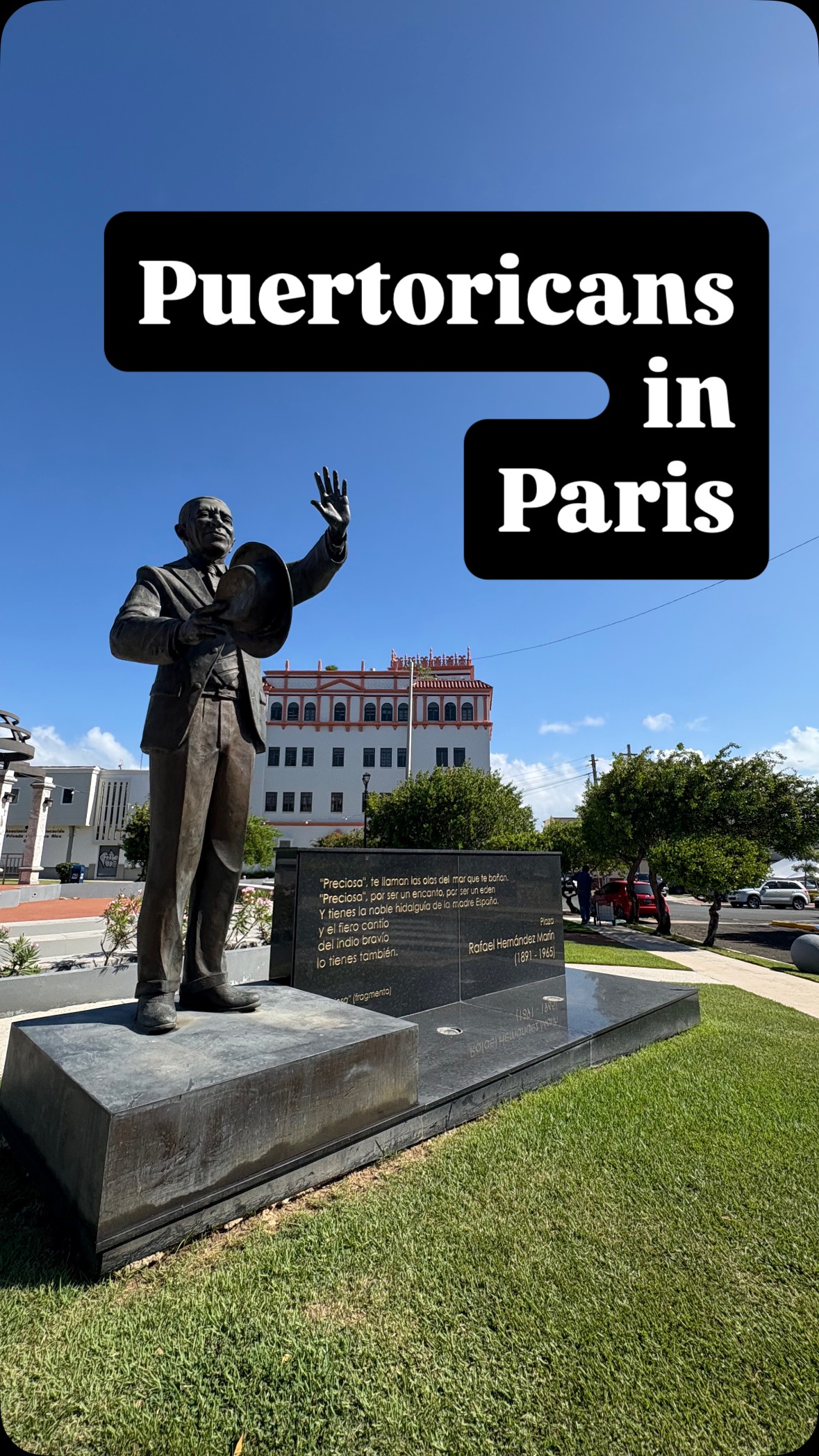 “Episodio 4 de Arte en San Juan: El Jibarito que llevó el jazz a Francia y nos dio himnos como Preciosa y Lamento Borincano. Rafael Hernández Marín, música eterna, orgullo boricua. 🇵🇷✨ #ArteEnSanJuan #HistoriaBoricua #RafaelHernandez”
