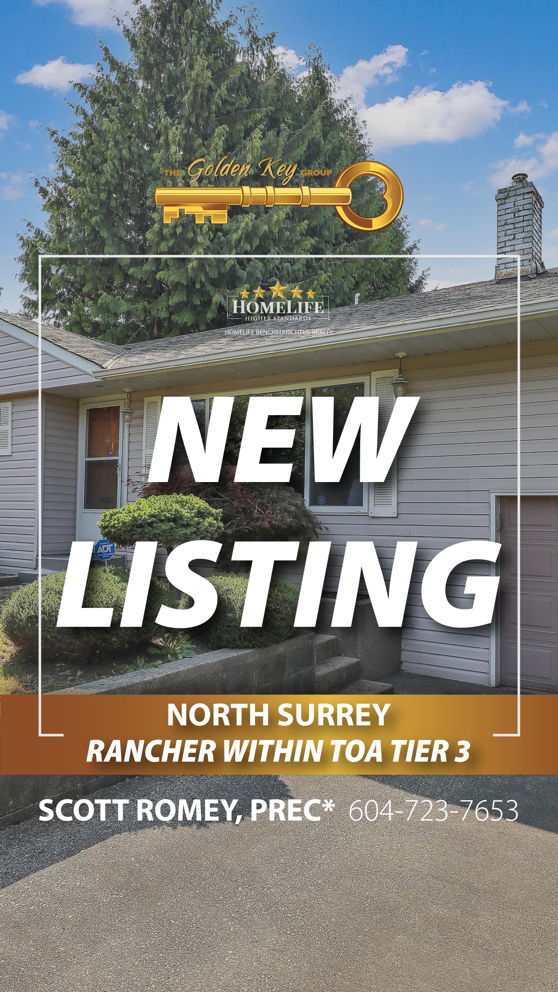 Just a few blocks from City Center in R3 zoning & within the 3rd tier of TOA which permits a MINIMUM 8 storey apartment building. This Exceptionally well maintained 2-bdrm rancher on backlane with detached wired workshop which could be used for additional income or hobby. This home has been loved & pampered by its owners. A very Solid investment for the serious investor and maybe even better for a young couple looking to raise their family and capitalize on this investment in future for Children’s education or their retirement as value & demand will continue & allow this investment to grow. Big backyard has beautiful, luscious landscaping fountain/pond. Great family home and/or an exceptional rental. A huge opportunity here, wont last looks great shows even better.
.
You’re going to love this one. Call now to book your private viewing!
.
🛏️ 2 Bed
🚽 1 Bath
🔐 1 Detached Workshop
🚘 1 Parking Spot - Attached Garage
🪴 Oasis Garden with fountain pond
.
Why wait? Call now to book your private viewing!
📞 Scotty Romey 604.723.7653
📞 Grace Luzande 778.628.4530
📞 Kevin Banting 604.440.7608
The Golden Key Group
Homelife Benchmark Titus Realty
📹 Video by: @graceluzande
#thegoldenkeygrouprealty #realestate #realtor #invest #buy #sell #opportunity #beautifulbritishcolumbia #realestatebc
#fraservalley #vancouverrealestate #moneymoves #realestateinvestments #developer #development #money #investments #future #openingdoorsofopportunity
#scottromey #danielromey #graceluzande #thegoldenkeygrouprealty #homelifebenchmarktitus #surrey #langley #planforretirement #family #future #success