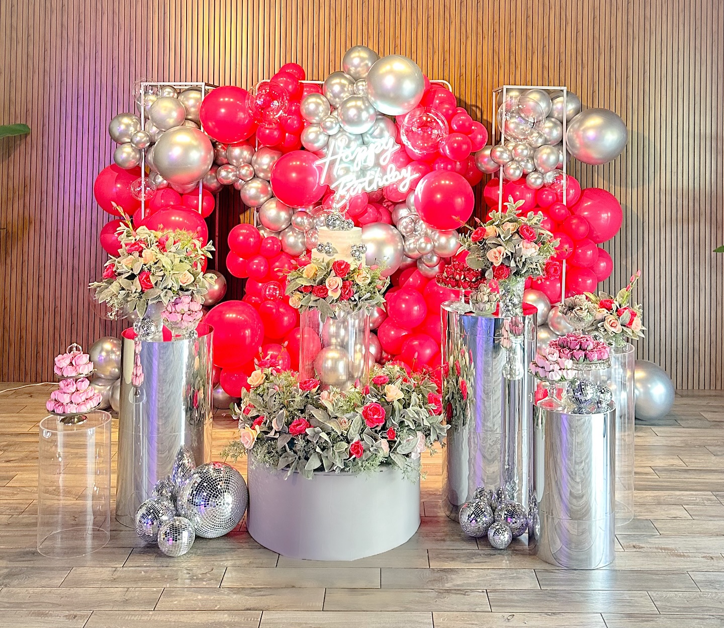 A beautiful decoration to celebrate Bia’s 15th birthday