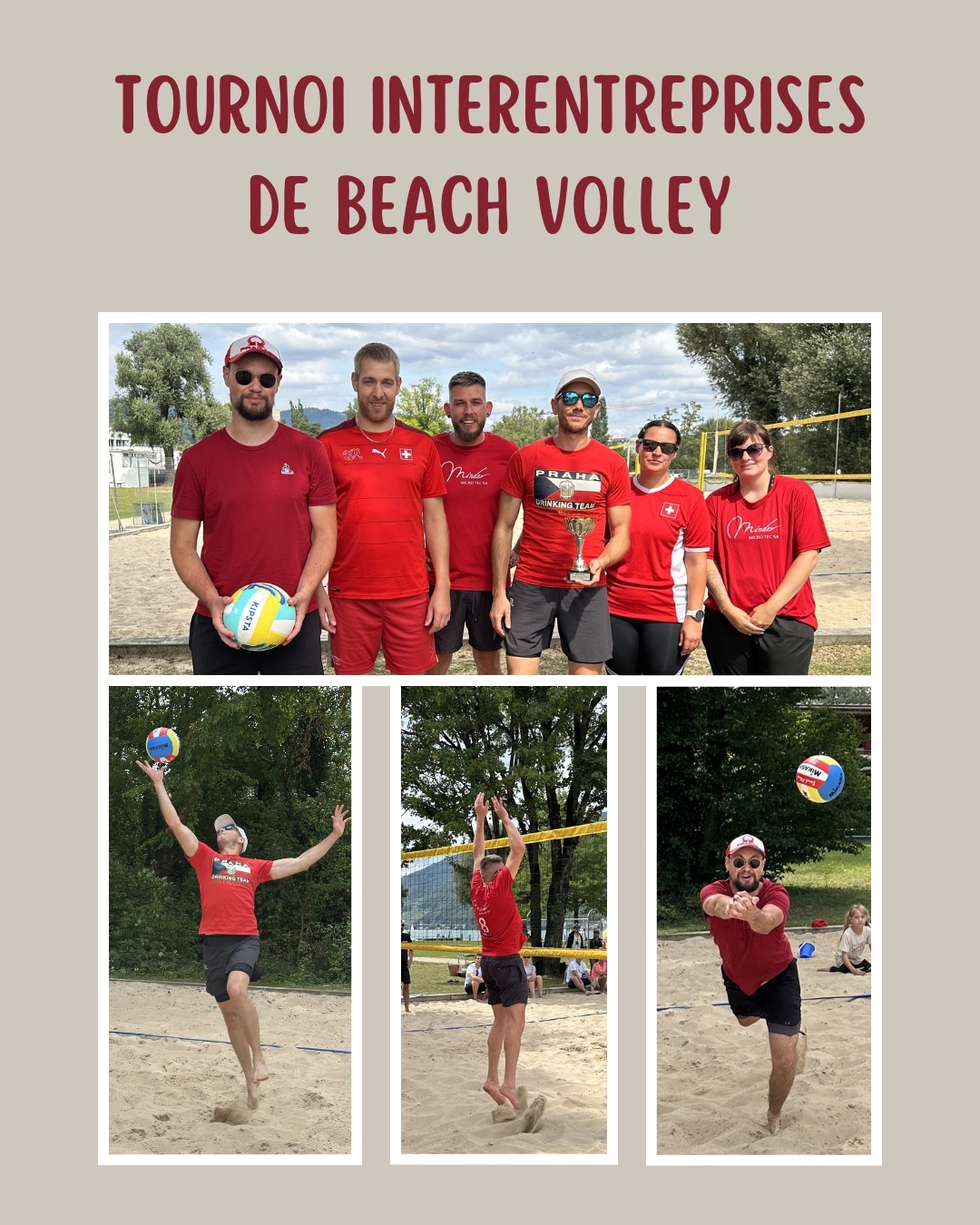 🥈 Immense bravo à l’équipe Minder qui décroche la 2ᵉ place de notre tournoi interentreprises de beach volley samedi dernier ! 🏐
Un beau parcours, de l’envie et un esprit d’équipe exemplaire 👏
Merci à toutes les équipes pour le show — on remet ça l’an prochain ! ☀
#mindermicrotec #teamminder #beachvolley #teamspirit