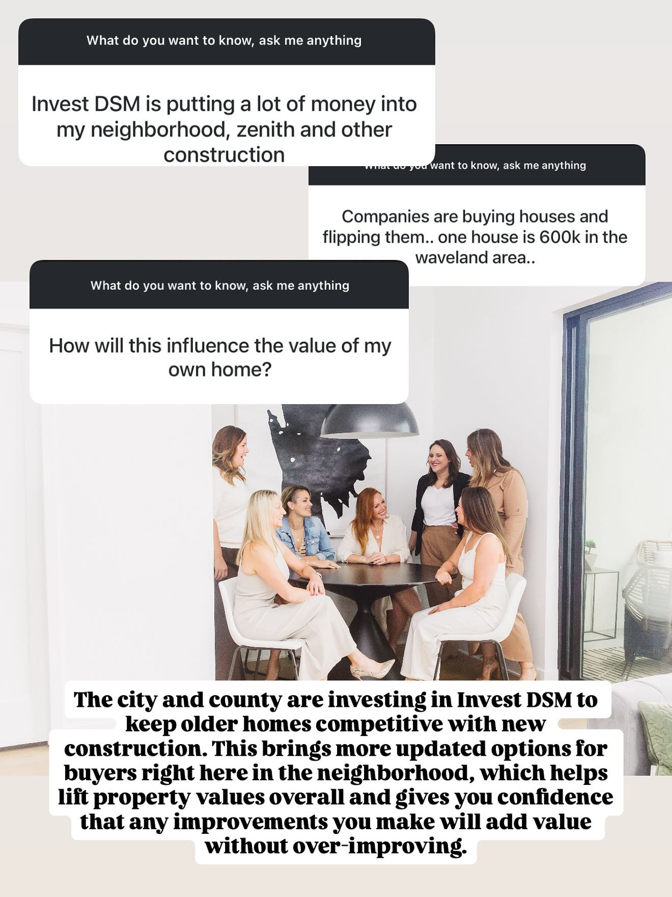 The real answers to your real estate questions.
Always here to keep it simple and clear—so if you ever have more, don’t hesitate to reach out. Your questions, my answers.
#realestate #sarahopkinsrealtor #sarahopkinsrealestateteam #realtor #instagramgrowth #explore #igreach #explorepage #sellingahome #desmoinesrealtor #iowarealtor
