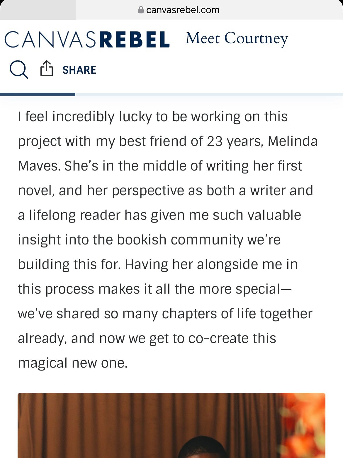 So honored to be a part of this company and community alongside my best friend of 23 years! Courtney was interviewed for @canvasrebel talking about all things @booked_and_bewitched and what our creative process has been like so far leading up to our inaugural event - “Persephone’s Grove: A Midwinter Fantasy Ball” 🥀