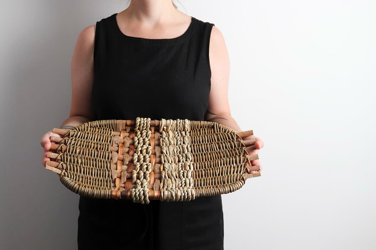 New autumn workshops
We’re pleased to introduce two new workshops for autumn; these 1 day courses aim to give a gentle introduction to weaving with natural materials, allowing time to enjoy the mediative qualities of the rhythmical weaving patterns involved.
After announcing the news of our workshops to our mailing list, the woven tray workshop has only a couple of spaces remaining.
The Zarzo gathering basket course is now fully booked, but if you are interested in learning to weave a basket like this then please join the waiting list on our website (link in profile) and if we receive enough enquiries we will look to run an additional date.
Sarah and Marcus 🌿