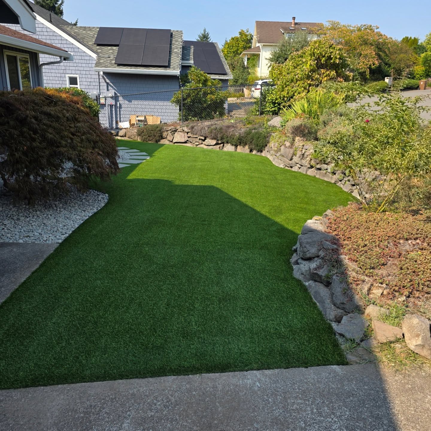 Turf installation