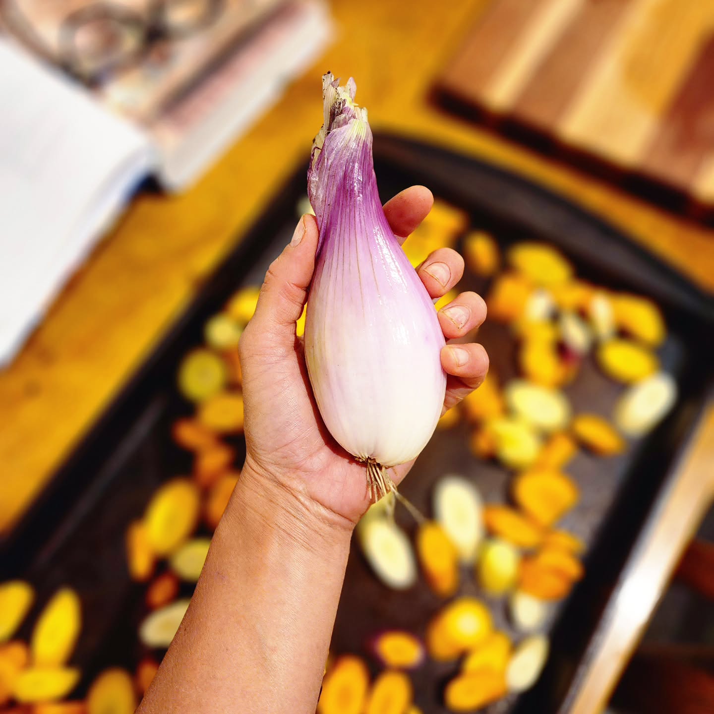 We grow a fair number of crops pretty well. We grow alliums REALLY well. Shallots are right up there with my favorite crops to grow and cook with, and few things bring me greater joy than popping out to the garden to grab a shallot to use for dinner prep.
That's all! Just a shallot appreciation post.