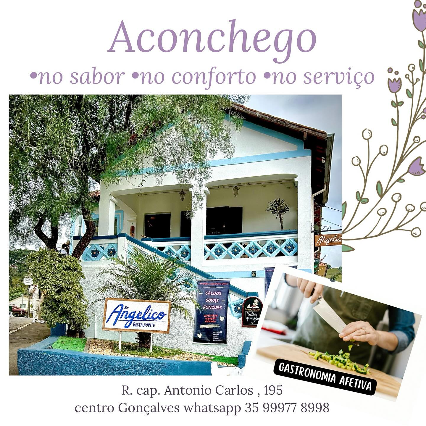 Esperando você com muito carinho #srangelico #restauranteemgonçalves #gonçalvesmg #mantiqueira #parmegiana #3orelhas #masterchefbrasil #comernaserra #janelacomtramela