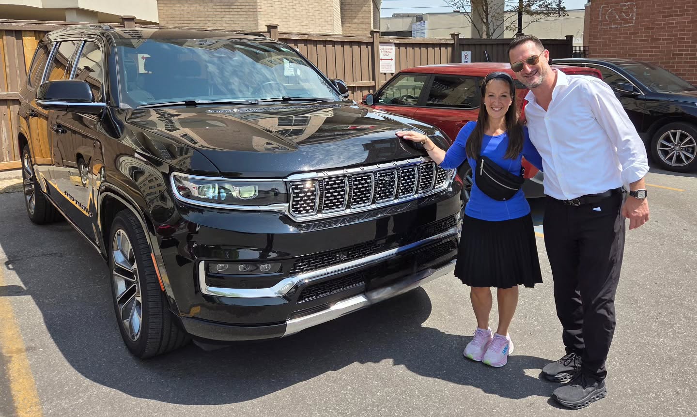 We've proudly acquired this 2022 Jeep Grand Wagoneer Series 3 from a client!
Ultimate Luxury: Quilted Palermo leather seats with 24-way power adjustment, massage, and ventilation.
Next-Level Tech: A multi-screen cockpit including a massive Uconnect 5 infotainment system and a premium McIntosh audio system.
Serious Power: A 6.4L V8 engine with 471 HP and a best-in-class 9,860 lb towing capacity.
Off-Road Capability: Quadra-Drive II 4x4 system and Quadra-Lift air suspension for superior performance.
Top-Tier Safety: A suite of advanced driver-assistance systems and a 360-degree Surround View Camera.
#SellMyCar #InstantCash #UniversalMotors #Mississaugadealership #grandwagoneer #wagoneerseries3 #Jeep #luxurysuv