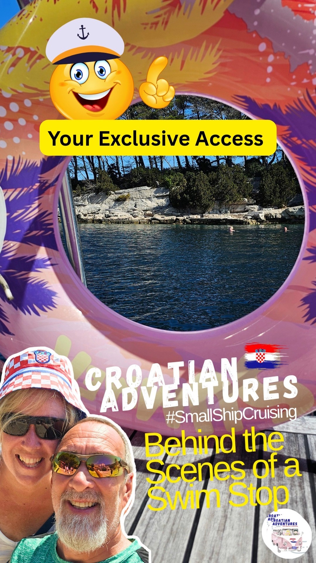 🌊 It’s Swim O’Clock in the Adriatic! 🏖️
Every day on our small ship cruises, the captain finds a hidden cove where we can float, paddle, and dive right into paradise. 💦
Would you jump in? 😎
#croatianadventurers #smallshipcruise #croatiatravel #adriaticaddict
✨ Ready to plan your own adventure?