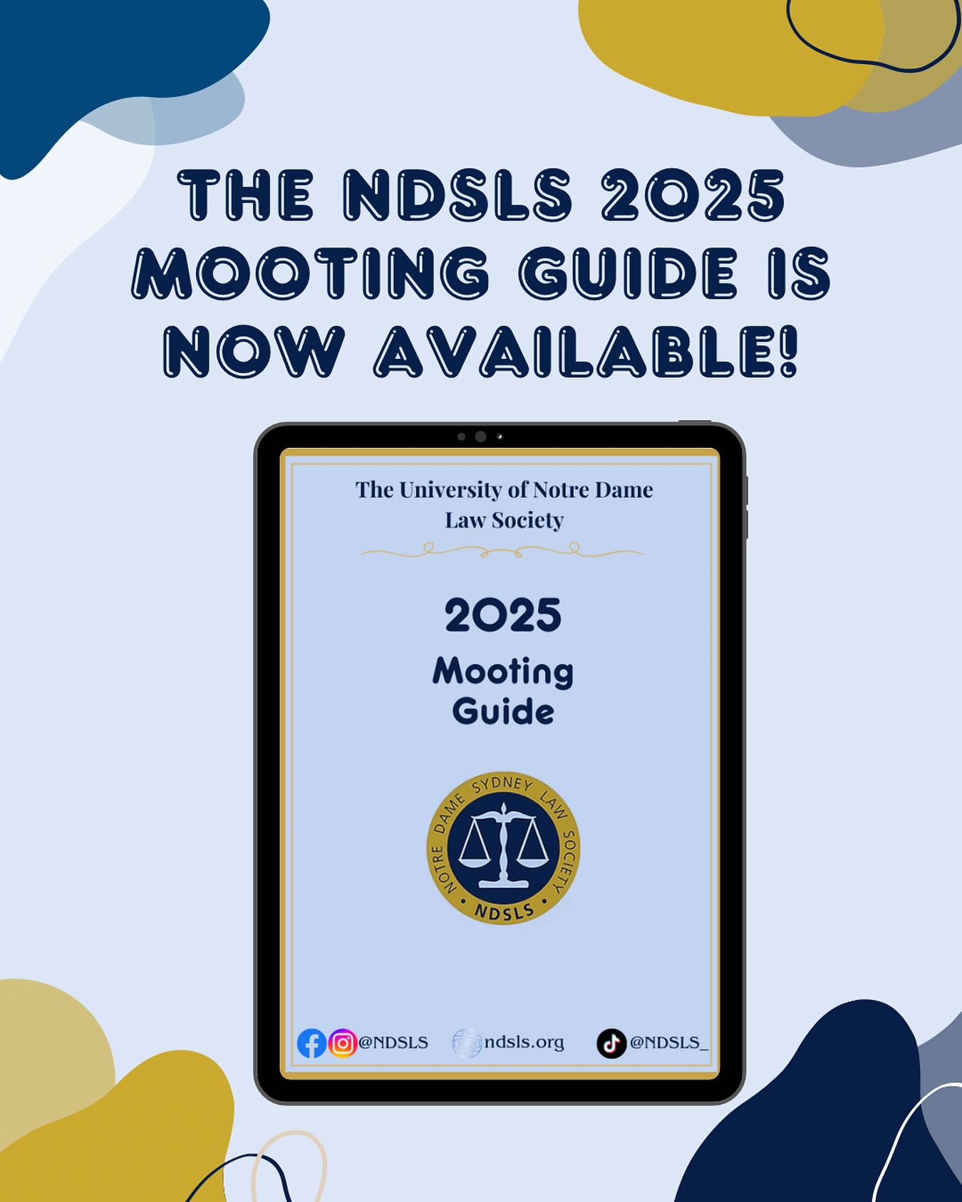 THE NDSLS 2025 MOOTING GUIDE IS NOW AVAILABLE!
The NDSLS mooting guide aims to provide knowledge on mooting and is of great assistance to students who are interested in mooting or want to enhance their mooting skills!