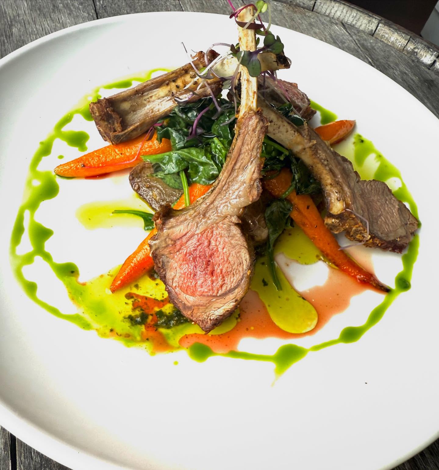 Busting chops in the center of Needham 🐑 🐑 #farmtofork