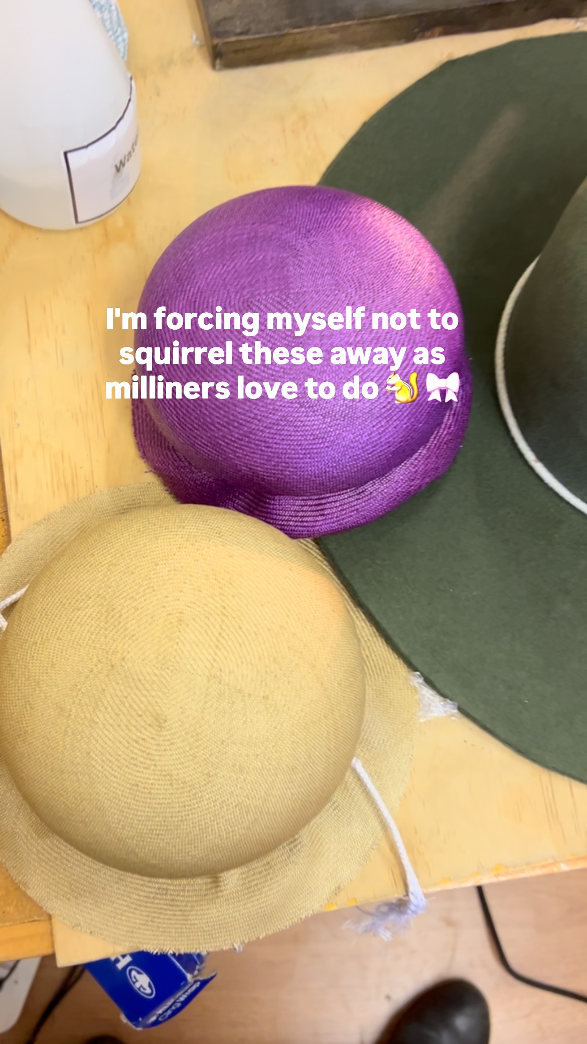 After a beautiful weekend of laughs, creativity and collaboration with my friend Angela the owner of @angelaclarkboutique I returned to the studio with new inspiration and energy.
I have pulled out many of the treasures I have been saving for one day such as these beautiful vintage sisal hoods. I be creating truely one of a kind pieces trot you all to try on at the Rural Women’s Day in Ballart and I can’t wait!
#ruralwomen #womenempowerment #fortinhats #millinerycouture #hatmaker