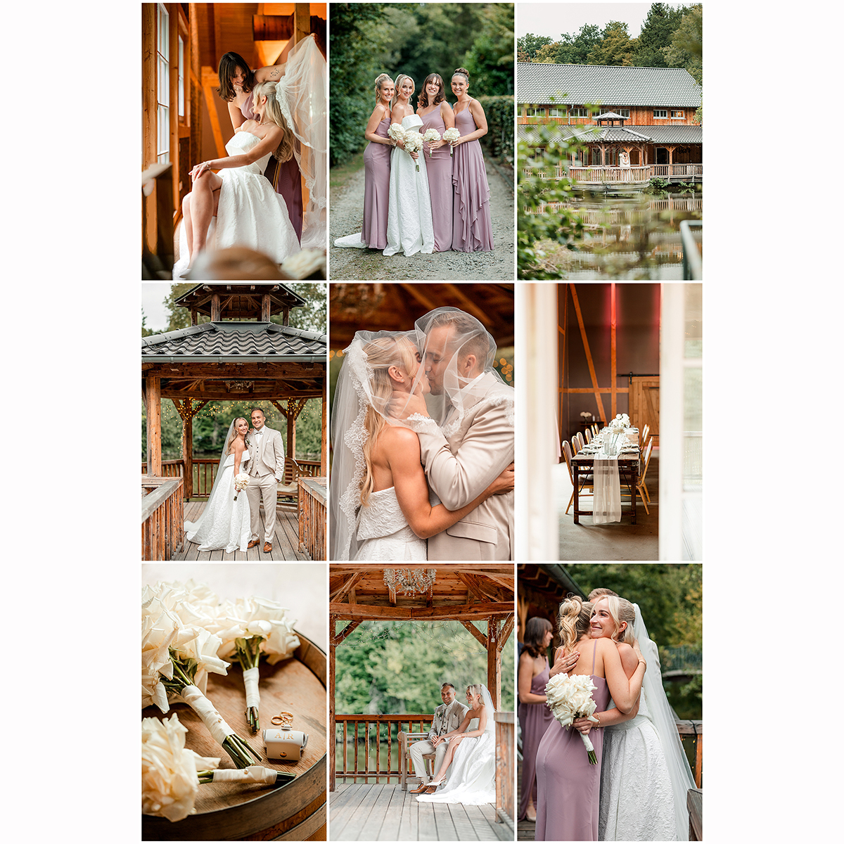 Wunderschöne Hochzeit in perfekter Kulisse der Holsteins Mühle
Vergangenes Wochenende durfte ich gleich an aufeinanderfolgenden Tagen zwei wunderschöne freie Trauungen und Hochzeitsfeiern begleiten, eine davon in der Holsteins Mühle in Nümbrecht.
Von stilvoller Saaldekoration, traumhaften Blumenarrangements, einer berührenden Trauzeremonie und wundervoller musikalischer Begleitung (durch die Traurednerin und Hochzeitssängerin Daniela Dornhof), dem Hund als Ringträger über berührende Reden, Freudentränen sowie viele emotionale Momente… war einfach alles dabei und die Zeit raste einfach nur so.
Das viele dunkle Holz der Scheune sowie das bunte Ambiente-Licht sind für meinen Fotografiestil immer etwas herausfordernd, aber mit gezielter Lichtsetzung sind es am Ende wunderschöne Aufnahmen geworden und ich bin sehr dankbar, diese tollen Bilder zeigen zu dürfen. @alinama__ @romanrtmyr Bridal Dress: @brautbluete Flowers: @kleinesundfeines Cermony: @danieladornhof DJ: @dj_benediktboss Venue: @holsteinsmuehle
#hochzeit #holsteinsmühle #nümbrecht #freieTrauung #hochzeitsfotografie #liebe #hochzeitsmomente #weddingvibes #dankbarkeit #traumhochzeit #hochzeitsfotograf #hochzeitsfotografköln #hochzeitsfotografnrw