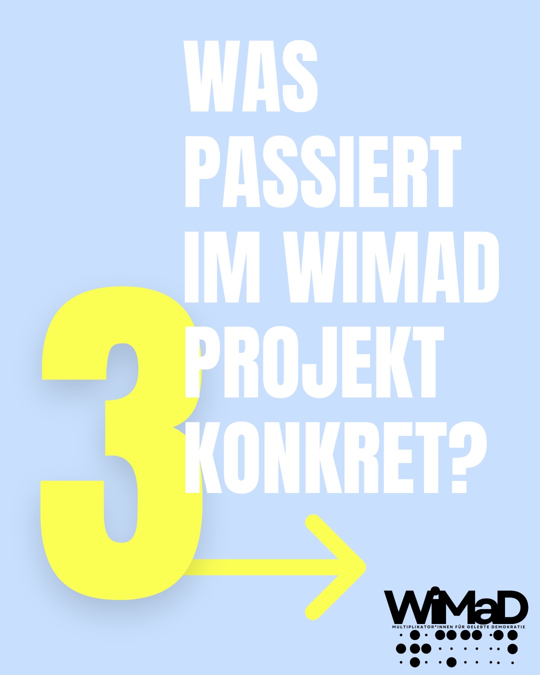 Am 02.09. startet WiMaD – WirkMacht Demokratie. Über 100 Menschen haben sich beworben, viele davon bringen bereits beeindruckende Expertise mit. Wir sind dankbar und stolz, mit so einer starken Gruppe in die Qualifizierung zu gehen.
Im Projekt geht es nicht nur um Austausch, sondern um ganz konkrete Werkzeuge: Wie können Organisationen rassismuskritisch und demokratisch resilienter werden? Welche Kompetenzen braucht es, um Strukturen wirklich zu verändern? Genau daran arbeiten wir – praxisnah, methodisch vielfältig und mit Blick auf die Realität der Institutionen.
Wir freuen uns auf den Start, auf gemeinsames Lernen und auf ein Netzwerk, das trägt.
#WiMaD #WirkMachtDemokratie #Rassismuskritik #Organisationsentwicklung #Demokratie #Awareness