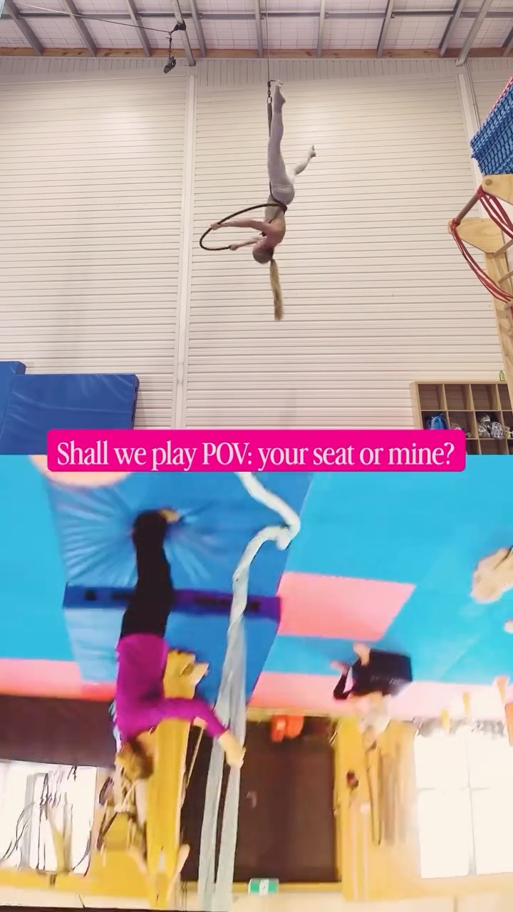 Spoiler alert: life’s more fun upside down 🎪 (even when your brain’s yelling, “stay in the hoop, just stay in the hoop!🙏”)
#aerialhoop #aerialhooptricks #aerialhooptraining #pov #povreels