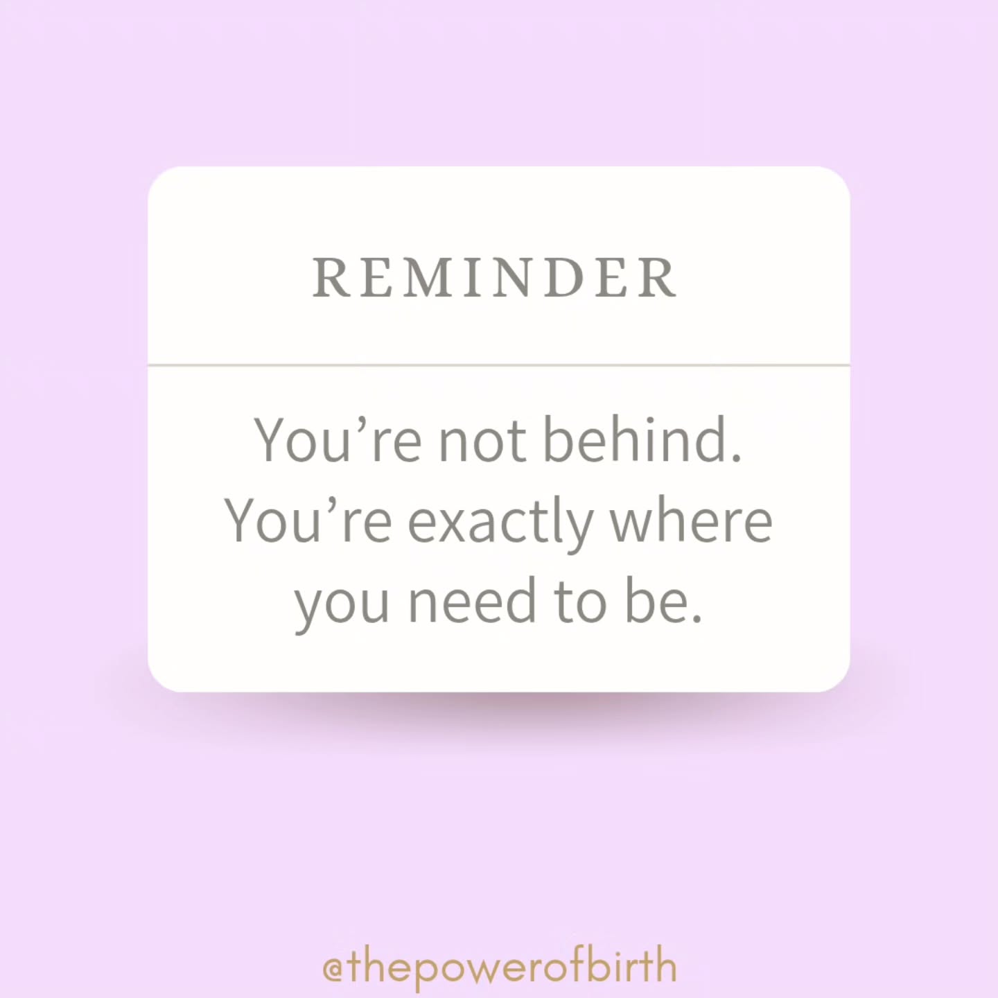 Feeling like motherhood is slowing you down? You're not quite where you think you should be?
There's so much to do and not enough time?
Feeling like everyone's lives are moving and yours isn't?
I want you to stop for a second, and just take it all in. Where you are right now. How far you've already come. Its good to have a sense of direction, but run your own race.
Let it be slow.
Let yourself be.
One thing at a time.
You're just moving in a different direction...
And...
You are exactly where you need to be 💕